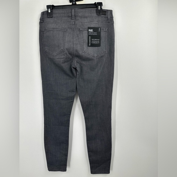 NEW Paige Verdugo Ankle Mid Rise Ultra Skinny Jeans Summit Grey Womens 31 - Picture 5 of 5